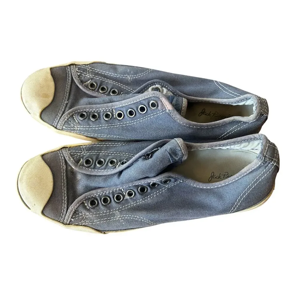 Converse Blue Canvas Sneakers
